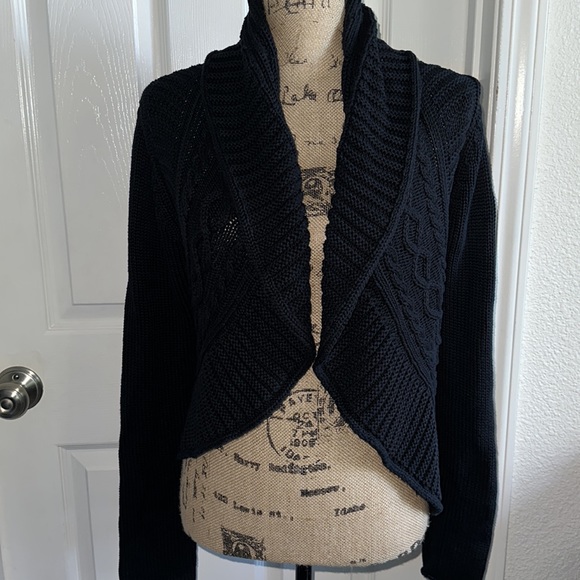 Grace Elements | Cable Knit Open Cardigan | Small - Picture 7 of 7